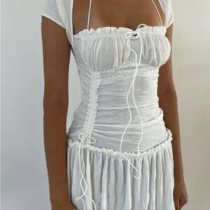 FENITY Maria Dress in White